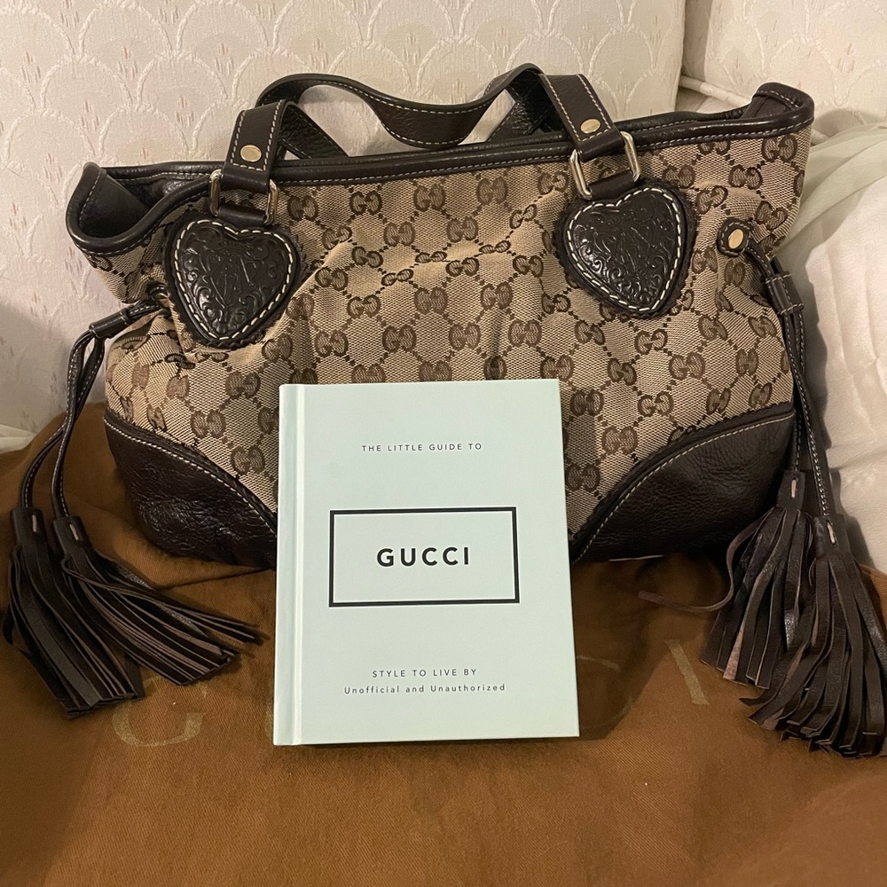 Gucci Trifecta Tote Bag w/ Gucci Book and Dust Bag and COA